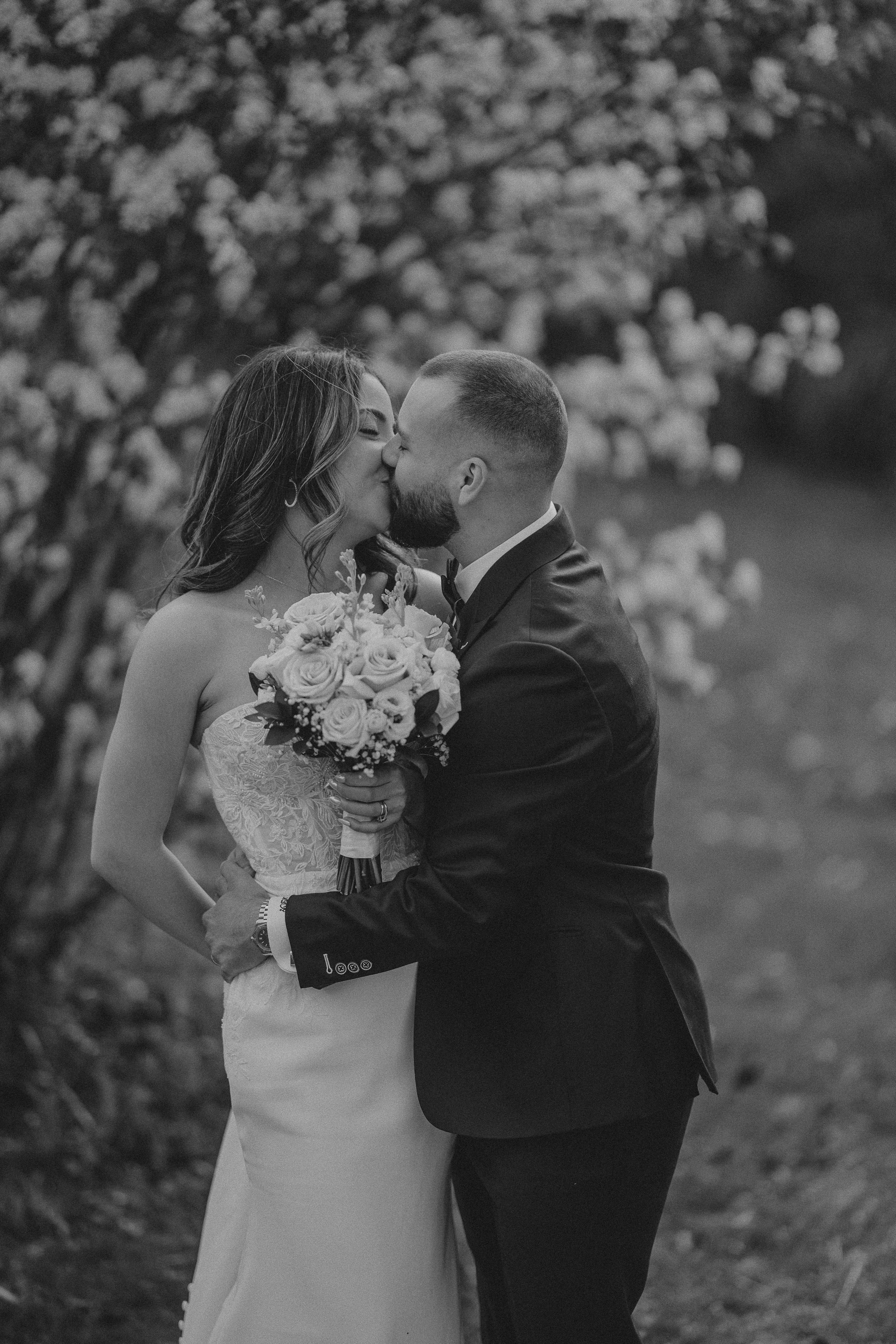 Catherine and Adam's wedding ceremony at Saint George Orthodox Church